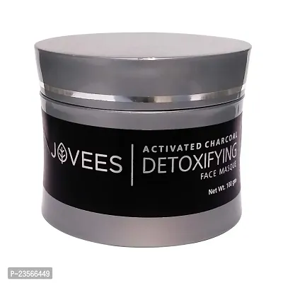 Jovees Activated Charcoal Detoxifying Face Masque, 100g