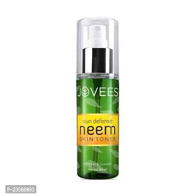 Jovees Herbal Neem Skin Toner | Sun Protection, Tightens Pores, Glowing Skin | 100% Natural | Paraben and Alcohol Free | For All Skin Types | 100ML New