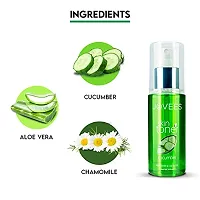 Jovees Herbal Cucumber Skin Toner For Face, 200 ml | Toner for Oily, Sensitive and Acne Prone Skin | Cucumber For Pore Tightening-thumb2