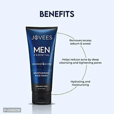 Jovees Herbal Men Essential Face Wash 100 GM-thumb5