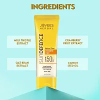 Jovees Herbal Sun Defence Cream SPF 50 | Broad Spectrum PA+++ | UVA/UVB Protection | Lightweight | Quick Absorption | For All Skin Types 100G-thumb4
