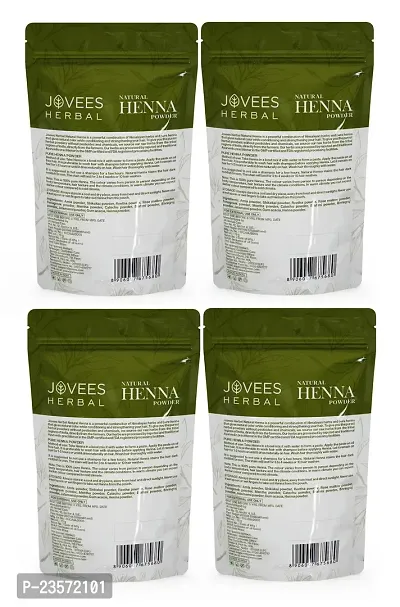 Jovees Herbal Mehandi/Henna Powder | With Amla, Shikakai  Brahmi Powder | For Extra Conditioning | Control Hair Fall  Repairs Damaged Hair 75 G (Pack of 4)-thumb2