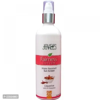 Jovees Herbal Sunscreen Fairness Lotion SPF 25 | For Women/Men | UV Protection, Water Resistant, Brightening and Moisturizing Lotion | Paraben and Alcohol Free | 100ML-thumb2