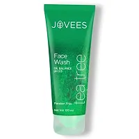 JOVEES Tea Tree Oil Control Face Wash, Green, 120 ml-thumb1