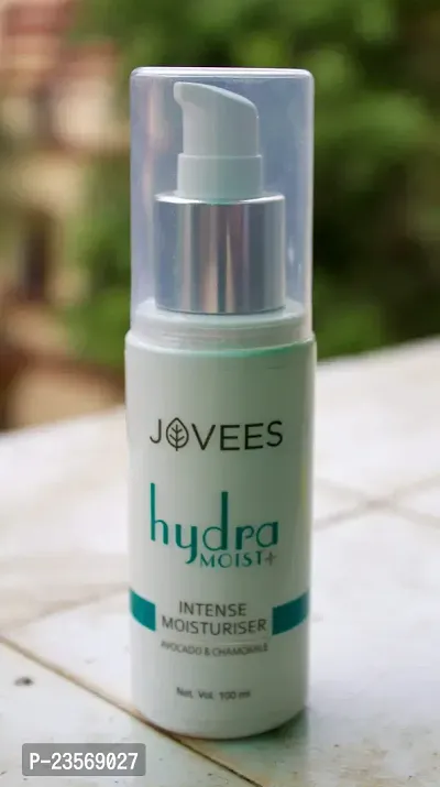 Jovees Hydra Intense Moisturiser | With Avocado And Chamomile Extract | Lightweight And non Greasy | For All Skin Types 100ML-thumb4