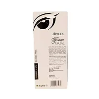 Jovees Herbal New Signature Kajal With Extra Smooth Tip, 3 gms | Herbal Kohl | Smudge Free | Lasts Upto 6 Hours | Deepest Black-thumb1