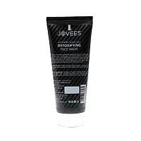 Jovees Herbal Activated Charcoal Detoxifying Face Wash For Men/Women | Anti Pollution, Deep Pore Cleansing, Oil Control, Removes Dirt  Impurities | Paraben  Alcohol Free | 120 ML (Pack of 1)-thumb1