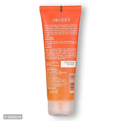 Jovees Herbal Papaya facewash 120ml, Skin Renewing Radiant Day Cream 50g, Nourishing  Hydrating Night Firming Cream 50g Combo For Full Day Skin Care.-thumb3