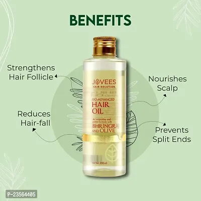 Jovees Bhringraj  Olive Intensive Restructuring Hair Oil 100 ml-thumb5