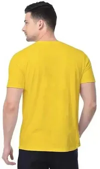 Pack of 2 Men Graphic Print Round Neck White, Yellow T-Shirt-thumb2