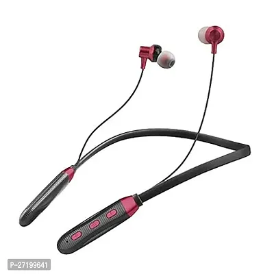 Stylish Red In-ear Bluetooth Wireless Headphones-thumb0