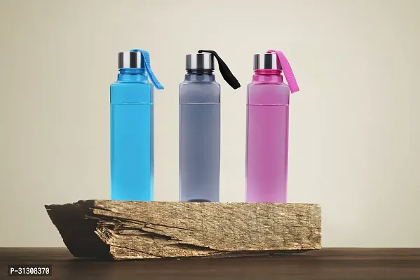 Plastic Water Bottle 1 Litre Set of 3-thumb0