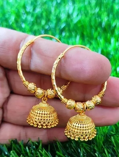 Beautiful plated jhumki