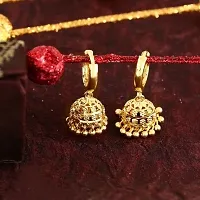 Gold plated Small jhumki bali-thumb1