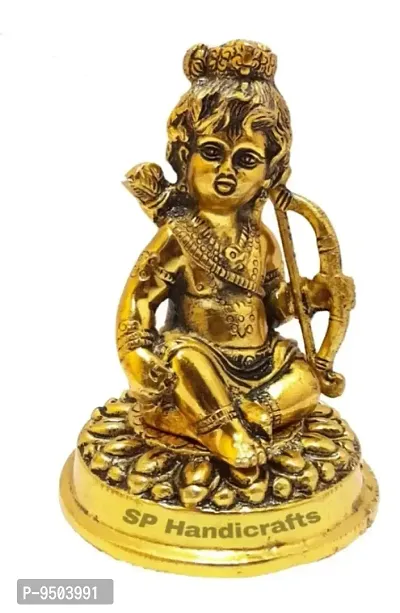 Lord Raan Metal Statue Showpiece for Pooja Figurine Decorative Showpiece-thumb0