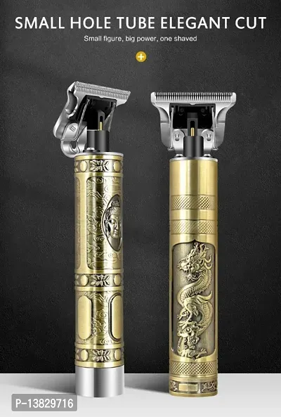 Maxtop Gold Metal Hair Trimmer Drag Baal Katne Wali Machine Beard Trimmer For Men Gold Under 500 Under400 Under300 Hair Removal Trimmers-thumb0