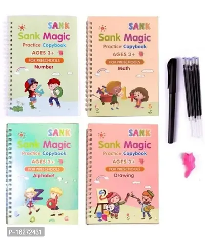 AMUSING Magic Practice Copybook, (4 BOOK + 10 REFILL+ 1 pen +1 grip) Price  in India - Buy AMUSING Magic Practice Copybook, (4 BOOK + 10 REFILL+ 1 pen  +1 grip) online at