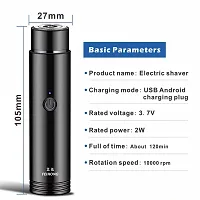 Valora waterproof Mini Portable Shaver, Easy to Travel Unisex Shaver, Mini Portable Rechargeable Trimmer-thumb3