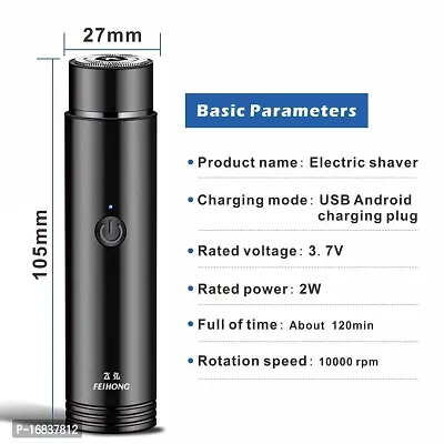 Valora waterproof Mini Portable Shaver, Easy to Travel Unisex Shaver, Mini Portable Rechargeable Trimmer-thumb4