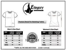 Ellegory Matching Couple T-shirts (Pack of 2) for Men  Women-thumb1