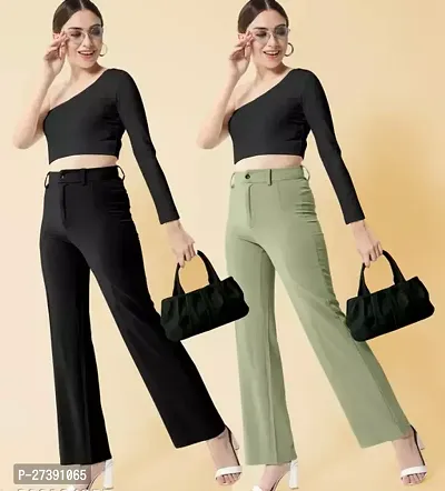 Stylish Graceful Women Women Trousers-thumb0