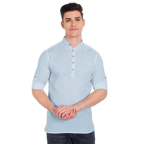 Elegant Solid Long Sleeves Casual Shirts For Men