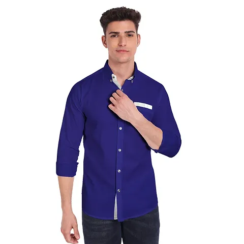 Comfortable Cotton Long Sleeves Casual Shirt 