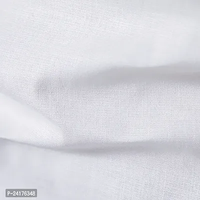 Reliable White Cotton Solid Short Length Kurta For Men-thumb4