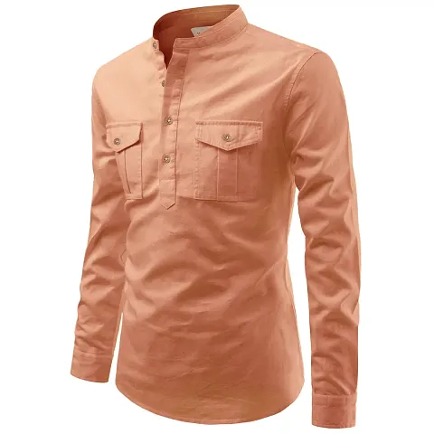 Reliable Solid Short Length Kurta For Men