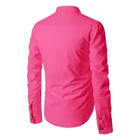 Reliable Pink Cotton Solid Short Length Kurta For Men-thumb3