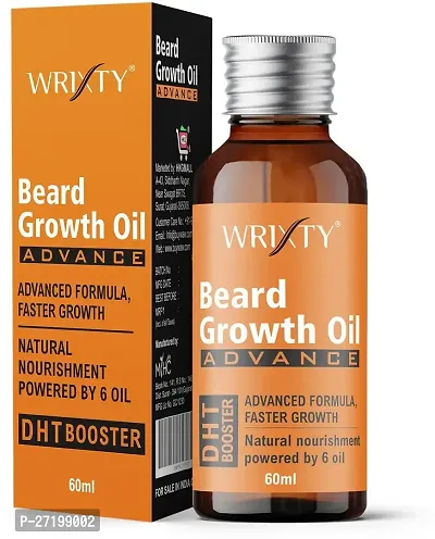 10X Supreme Quality Beard Growth Oil With Advanced Formula Based Hair Oil, 60ml