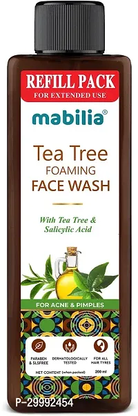 Tea Tree Anti-Acne And Oil Control Foaming With Refill Pack. Face Wash