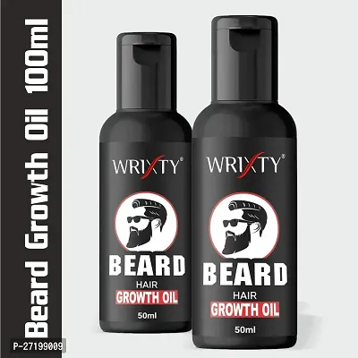 Natural Beard Growth Oil, 100ml, Pack Of 2-Each 50ml