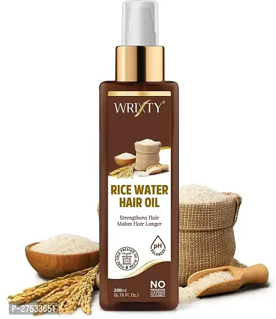 Rice Water Hair Oil Restores Hair Vitality Protects Hair From Uv Exposure-200 Ml