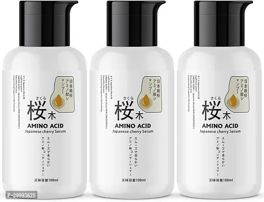 Sakura Hair Serum For Frizz Control And Moisture Retention-Pack Of 3