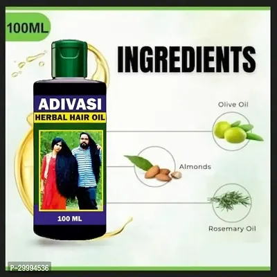 Adivasi Jadibuti Natural Hair Growth - Regrowth Ayurvedic Hair Oil-thumb0