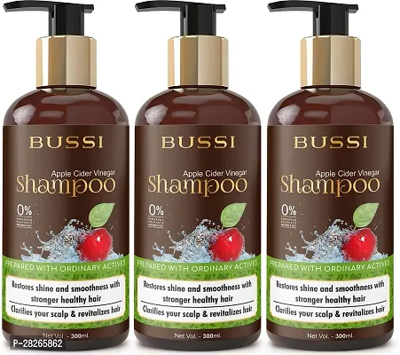 Apple Cider Vinegar Shampoo Goodness Of Himalayan Apple And Moisturize And Smooth Pack Of 3