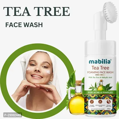 Tea Tree Natural For Acne And Pimples Removal With Neem Face Wash