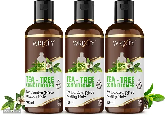 Tea Tree Conditioner The Natural Way To Manage Oily Hair And Dandruff 300 ML- Pack Of 3