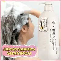 Japan Sakura Shampoo Natural Sakura Thick And Smooth Hair Anti Dandruff Shampoo-thumb3