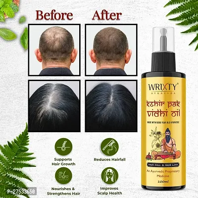 Ayurveda Hair Medicine Kshir Pak Vidhi Oil Anti Hair Fall Hair Growth-100 ml , 120 ml, Pack Of 2-thumb2