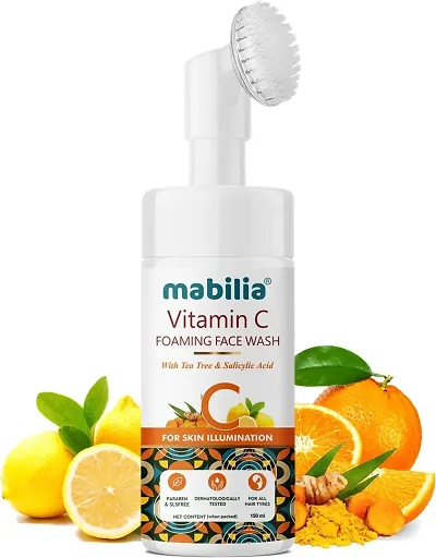 Foaming Face Wash with Vitamin C and Turmeric (150ml)