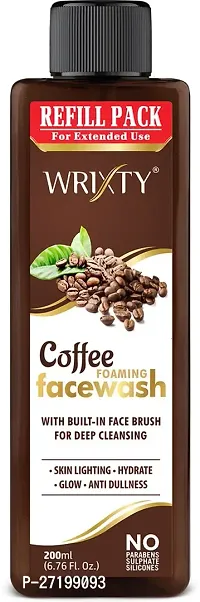 Wrixty Refill Pack Coffee Face Wash, 200ml