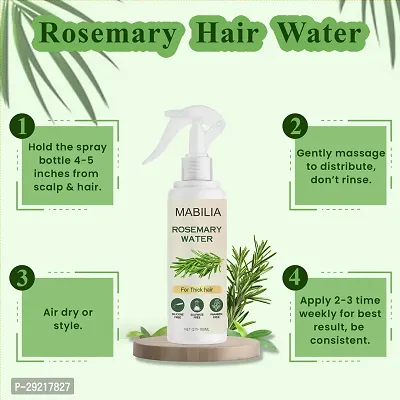 Hearbal Rosemary Water Hair Spray For Thick Hair 200ML Pack Of 2-thumb3