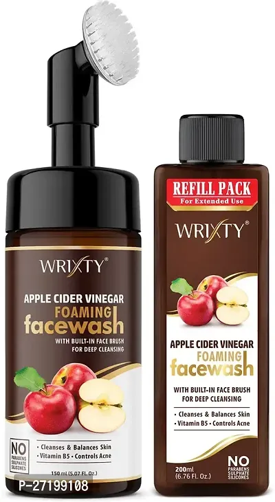 Wixty Apple Face Wash + Apple Refill, 350ml