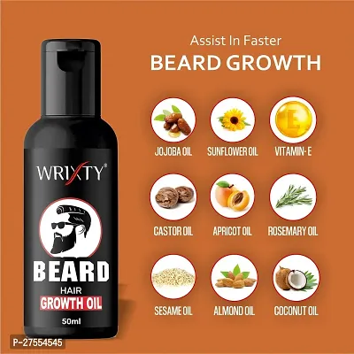 Beard Hair Growth Oil For Strong And Healthy Beard Growth 50Ml-thumb2
