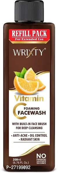 Wrixty Refill Pack Vitamin C Face Wash, 200ml