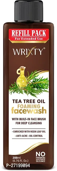 Wrixty Refill Pack Tea Tree Facewash, 200ml