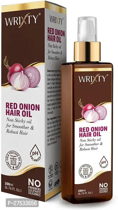 Red Onion Hair Oil Free From Silicon And Mineral-200 Ml