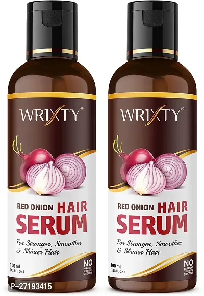Wrixty Red Onion Hair Serum For Stronger, Smoother and Shiner Hair Pack Of 2